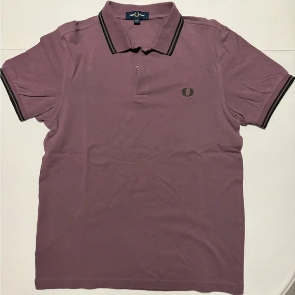 Fred Perry purple polo shirt - Picture 1 of 10